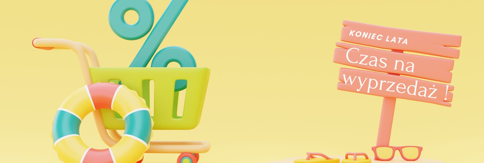 koniec lata wyprzedaż baner