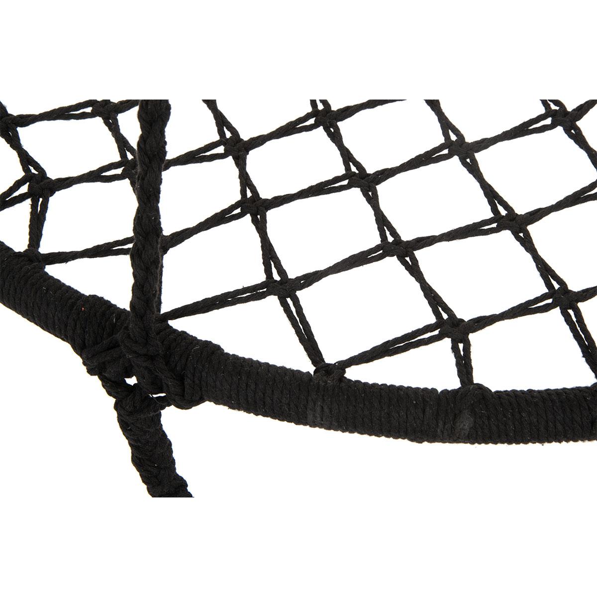 HAMAK OGRODOWY HUŚTAWKA BOCIANIE GNIAZDO 80CM CZARNA HAMAK OGRODOWY HUŚTAWKA BOCIANIE GNIAZDO 80CM CZARNA