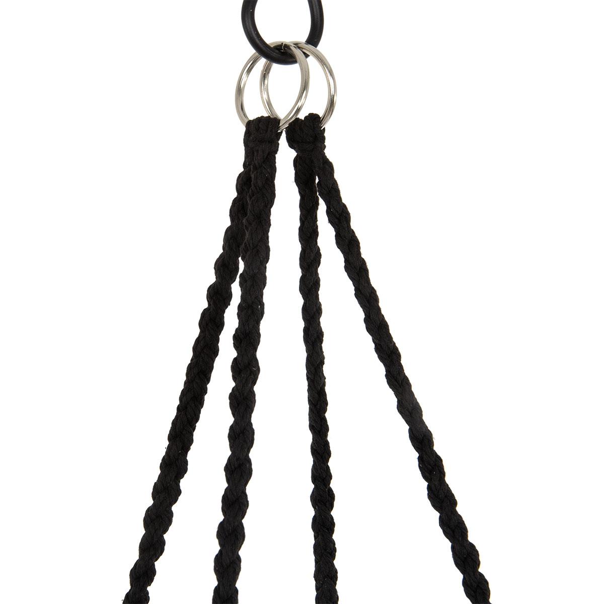 HAMAK OGRODOWY HUŚTAWKA BOCIANIE GNIAZDO 80CM CZARNA HAMAK OGRODOWY HUŚTAWKA BOCIANIE GNIAZDO 80CM CZARNA