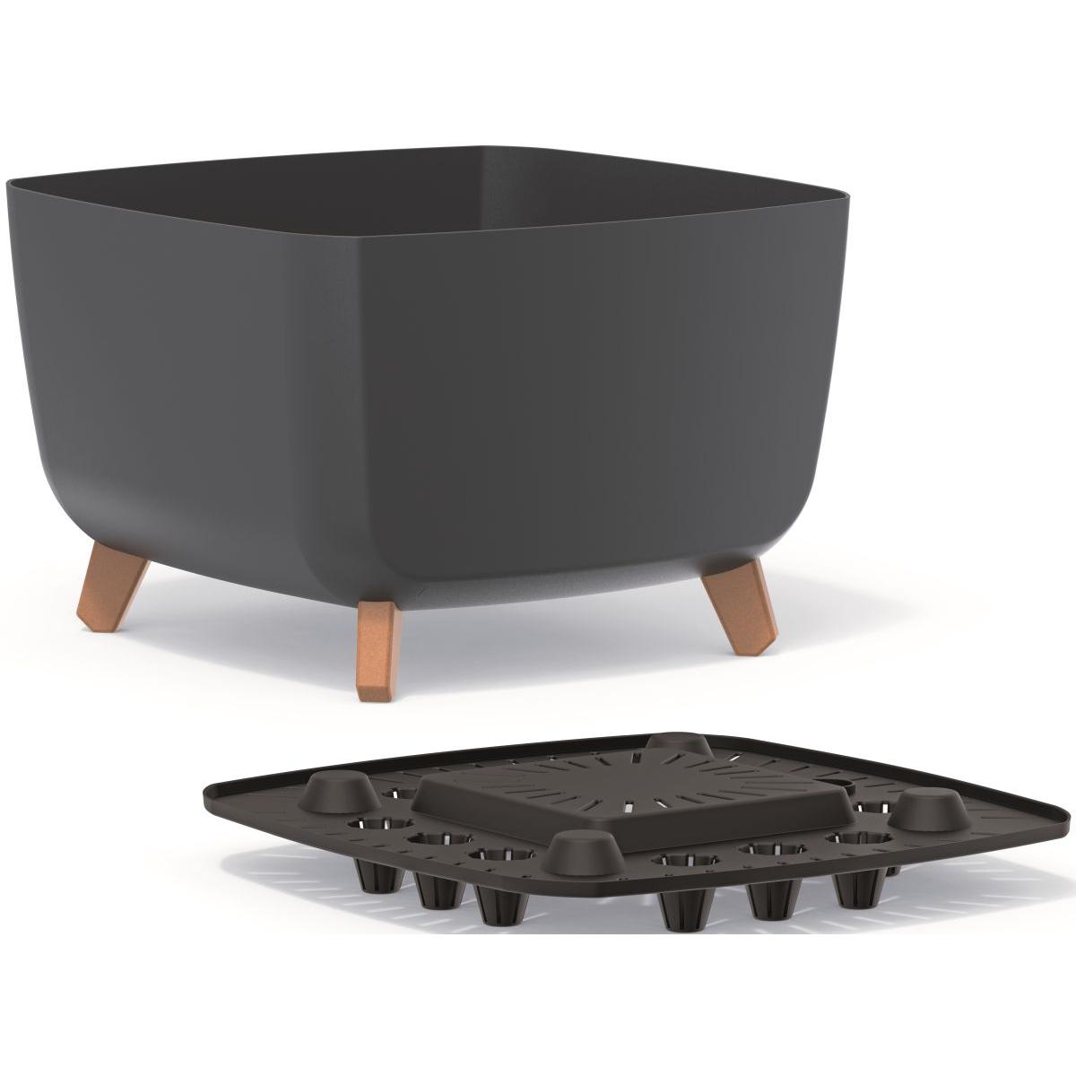 DONICZKA GRACIA SQUARE 39x39CM ANTRACYT DONICZKA GRACIA SQUARE 39x39CM ANTRACYT