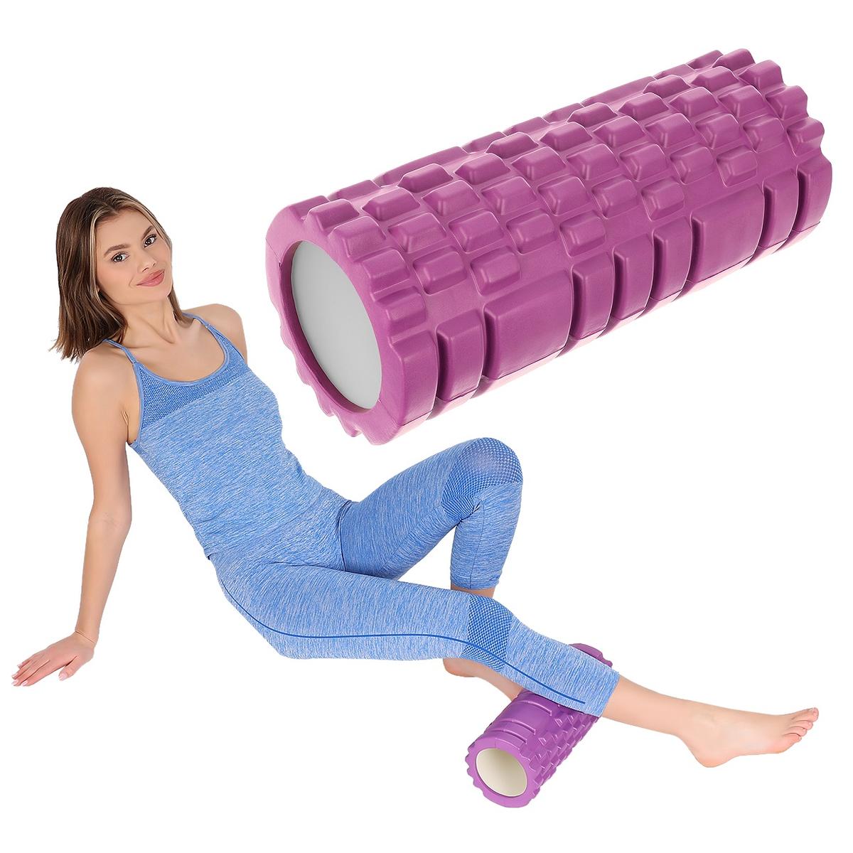 WAŁEK ROLLER DO ĆWICZEŃ FIOLETOWY 14x33CM 930G ENERO FIT WAŁEK ROLLER DO ĆWICZEŃ FIOLETOWY 14x33CM 930G ENERO FIT