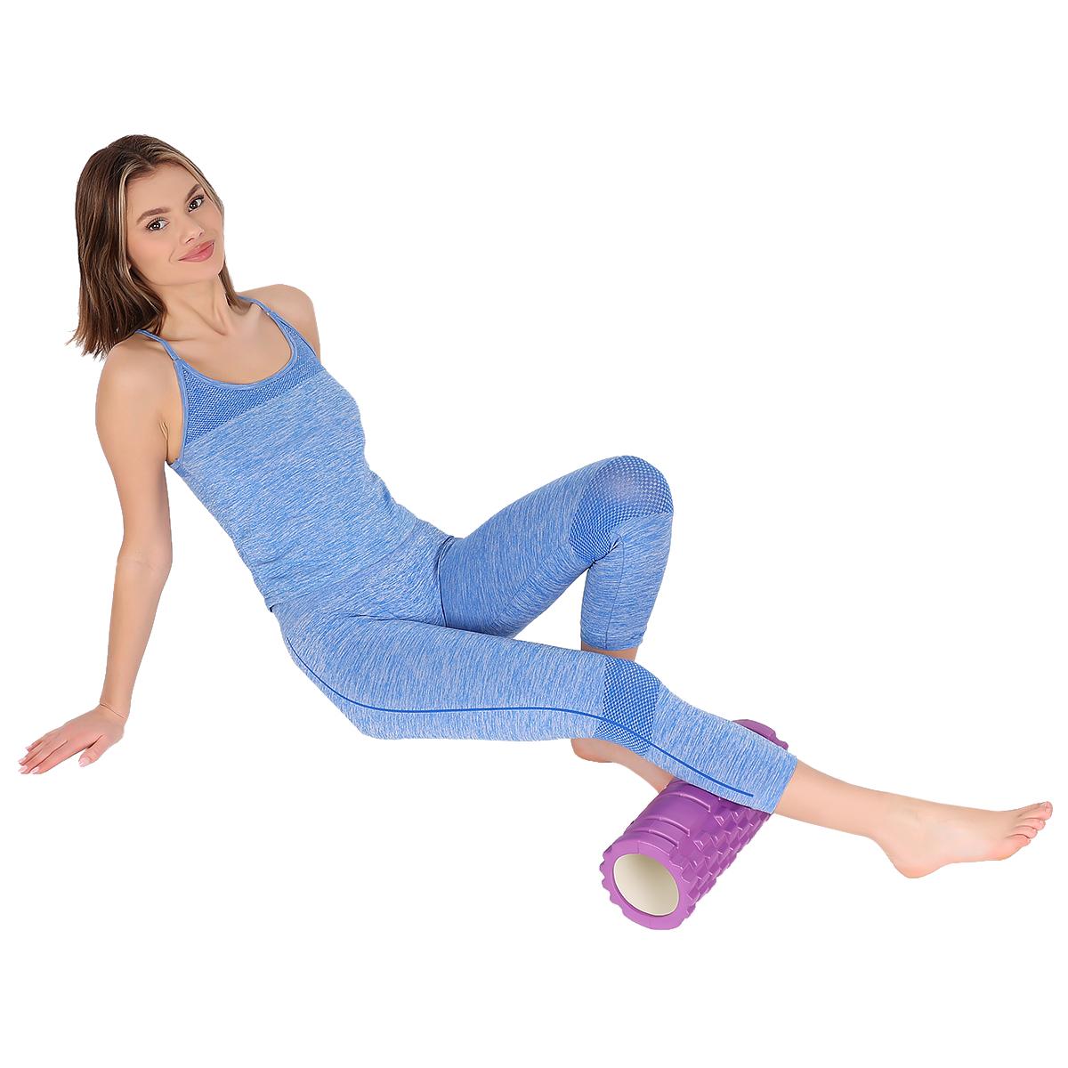 WAŁEK ROLLER DO ĆWICZEŃ FIOLETOWY 14x33CM 930G ENERO FIT WAŁEK ROLLER DO ĆWICZEŃ FIOLETOWY 14x33CM 930G ENERO FIT