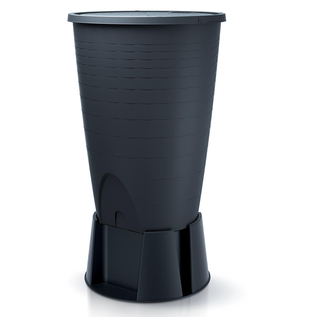 ZBIORNIK POJEMNIK NA WODĘ DESZCZÓWKĘ SET PERUNO 260L ANTRACYT ZBIORNIK POJEMNIK NA WODĘ DESZCZÓWKĘ SET PERUNO 260L ANTRACYT