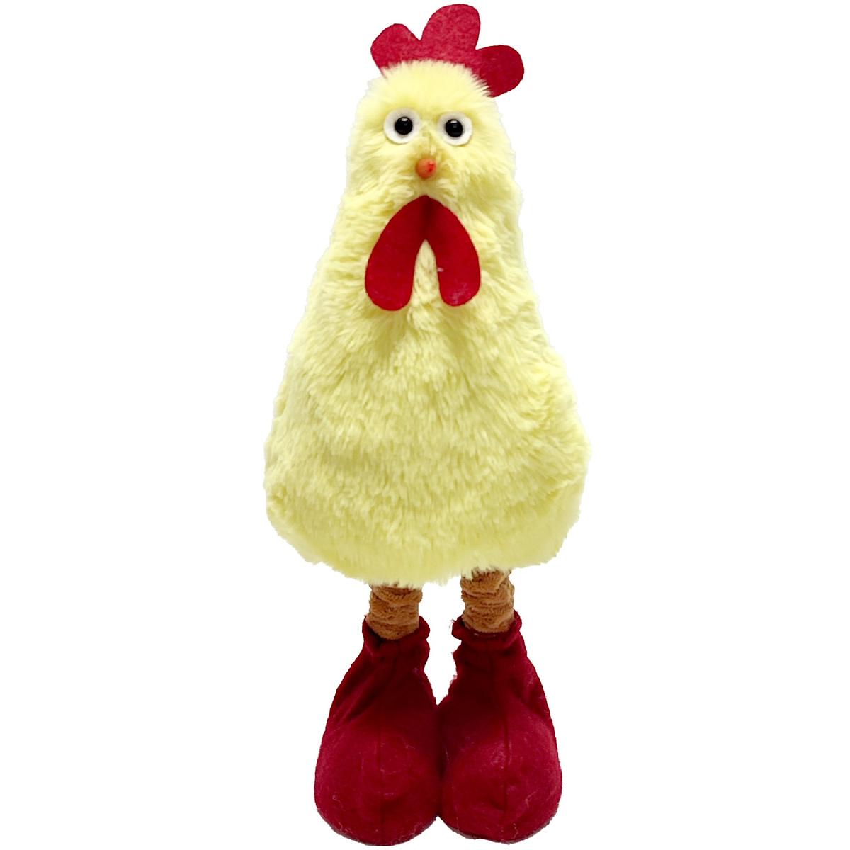 KURA NA TELESKOPACH 40-48CM DEKORACJA WIOSENNA KURA NA TELESKOPACH 40-48CM DEKORACJA WIOSENNA