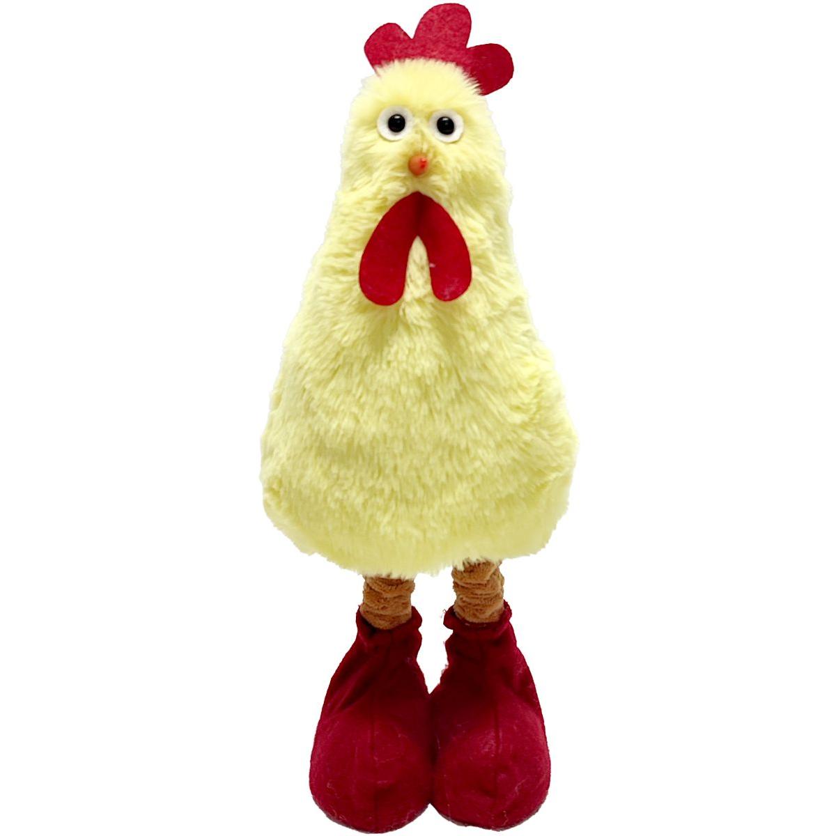 KURA NA TELESKOPACH 40-48CM DEKORACJA WIOSENNA KURA NA TELESKOPACH 40-48CM DEKORACJA WIOSENNA