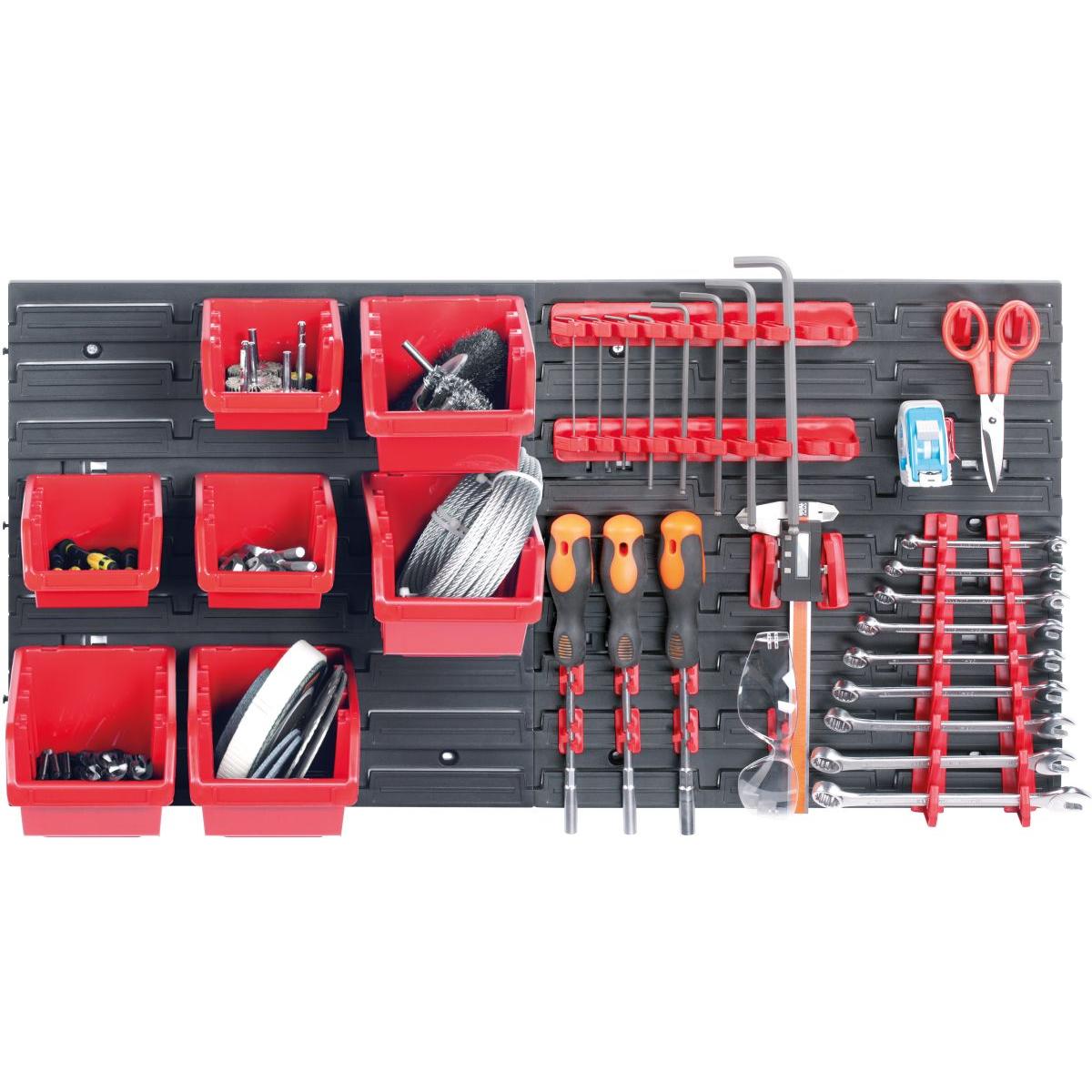 ZESTAW TABLIC POJEMNIKÓW WARSZTATOWYCH I UCHWYTÓW ORDERLINE KISTENBERG ZESTAW TABLIC POJEMNIKÓW WARSZTATOWYCH I UCHWYTÓW ORDERLINE KISTENBERG