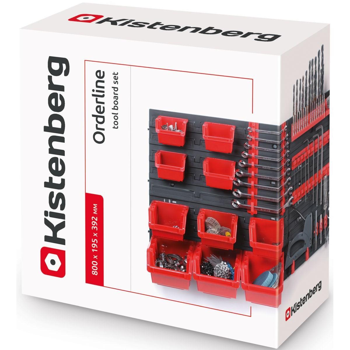 ZESTAW TABLIC POJEMNIKÓW WARSZTATOWYCH I UCHWYTÓW ORDERLINE KISTENBERG ZESTAW TABLIC POJEMNIKÓW WARSZTATOWYCH I UCHWYTÓW ORDERLINE KISTENBERG