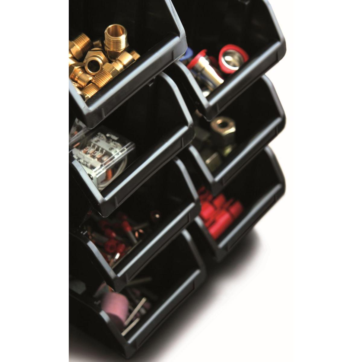 ZESTAW POJEMNIKÓW KUWET WARSZTATOWYCH BINEER LONG 12SZT CZARNE KISTENBERG ZESTAW POJEMNIKÓW KUWET WARSZTATOWYCH BINEER LONG 12SZT CZARNE KISTENBERG