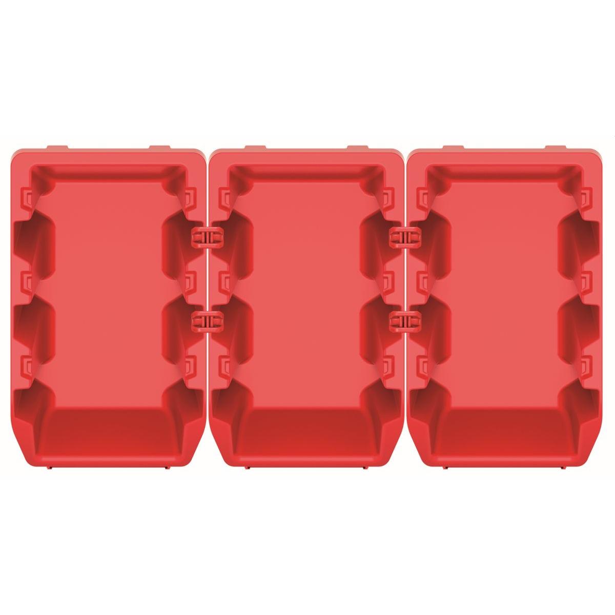 ZESTAW POJEMNIKÓW KUWET WARSZTATOWYCH BINEER LONG 8SZT CZERWONY KISTENBERG ZESTAW POJEMNIKÓW KUWET WARSZTATOWYCH BINEER LONG 8SZT CZERWONY KISTENBERG