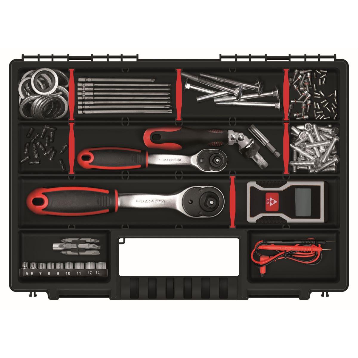 PODWÓJNY ORGANIZER SKRZYNKA 40 KOMÓR KISTENBERG PODWÓJNY ORGANIZER SKRZYNKA 40 KOMÓR KISTENBERG