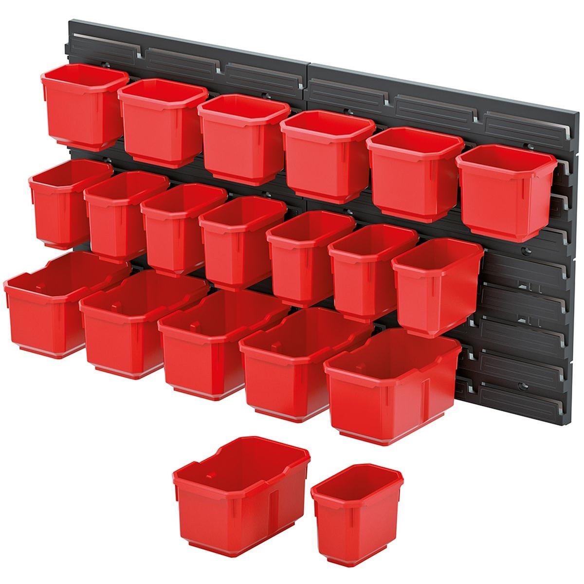 TABLICA WARSZTATOWA Z ZESTAWEM 20 POJEMNIKÓW ORDERLINE KISTENBERG TABLICA WARSZTATOWA Z ZESTAWEM 20 POJEMNIKÓW ORDERLINE KISTENBERG