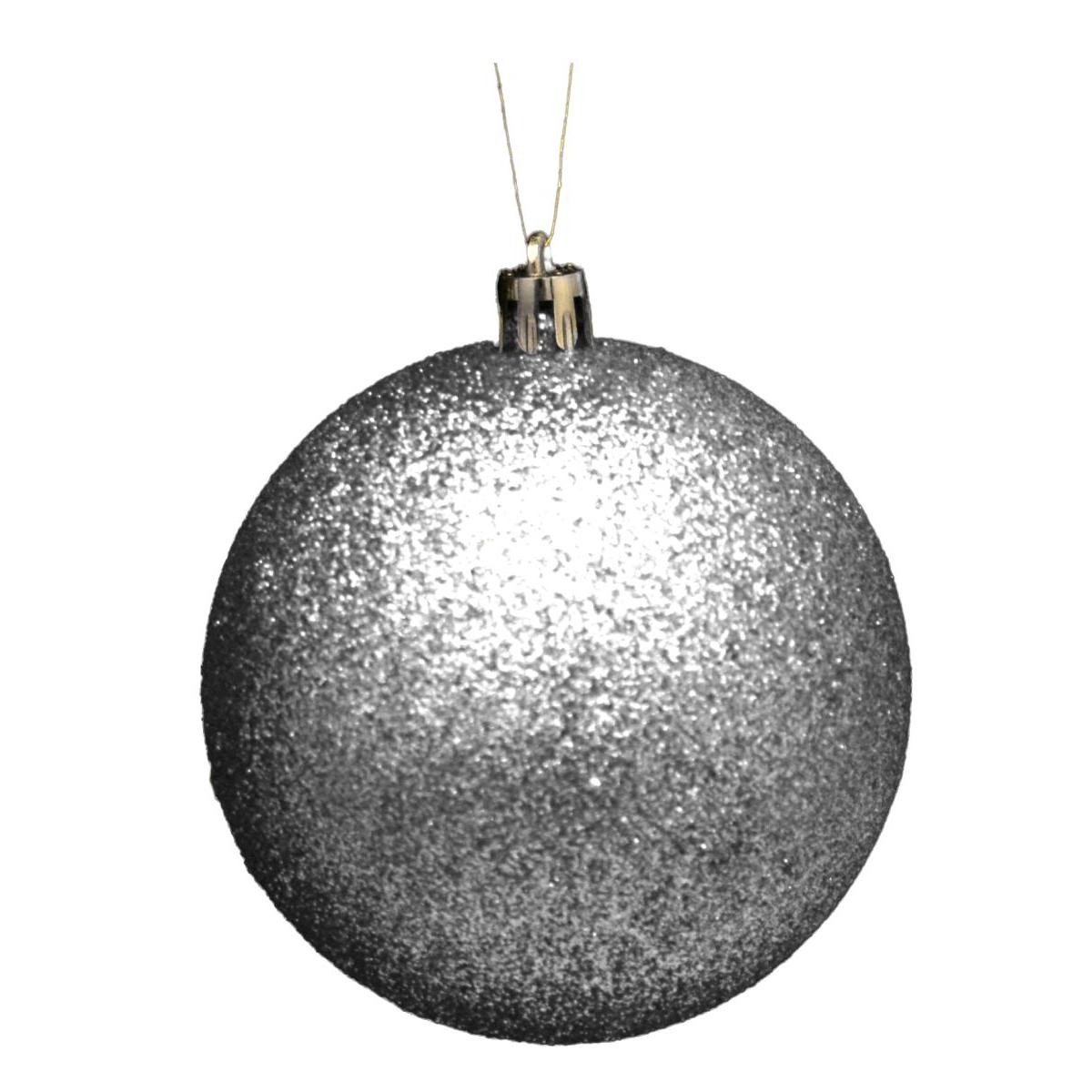 BOMBKA DEKORACYJNA PLASTIKOWA BEZPIECZNA 5SZT ŚR 80MM SREBRNY BOMBKA DEKORACYJNA PLASTIKOWA BEZPIECZNA 5SZT ŚR 80MM SREBRNY