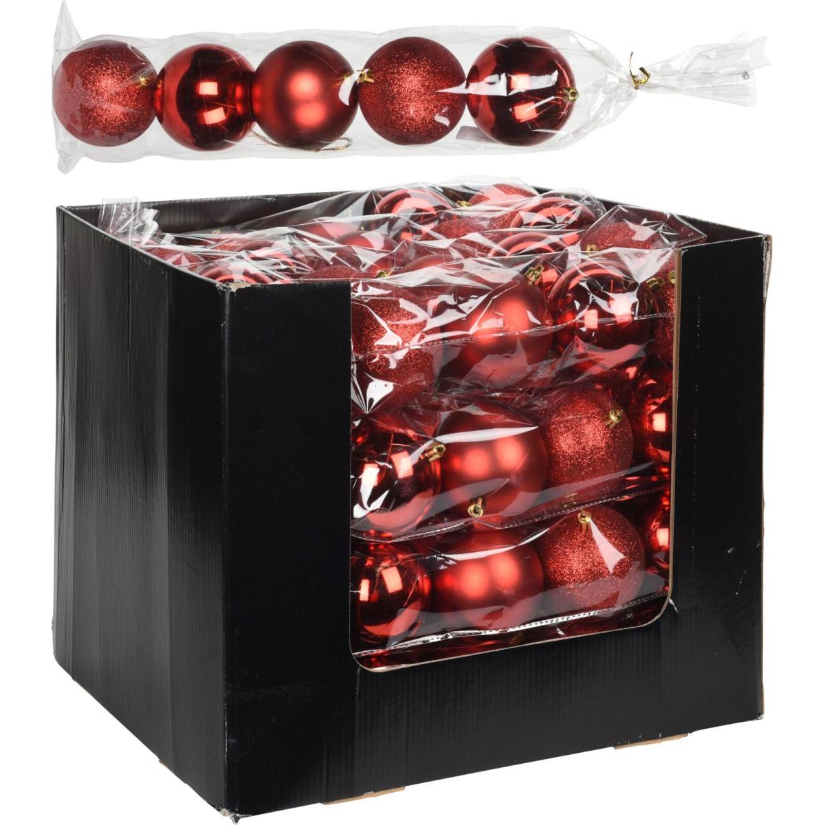 BOMBKA DEKORACYJNA PLASTIKOWA BEZPIECZNA 5SZT ŚR 80MM CZERWONY BOMBKA DEKORACYJNA PLASTIKOWA BEZPIECZNA 5SZT ŚR 80MM CZERWONY