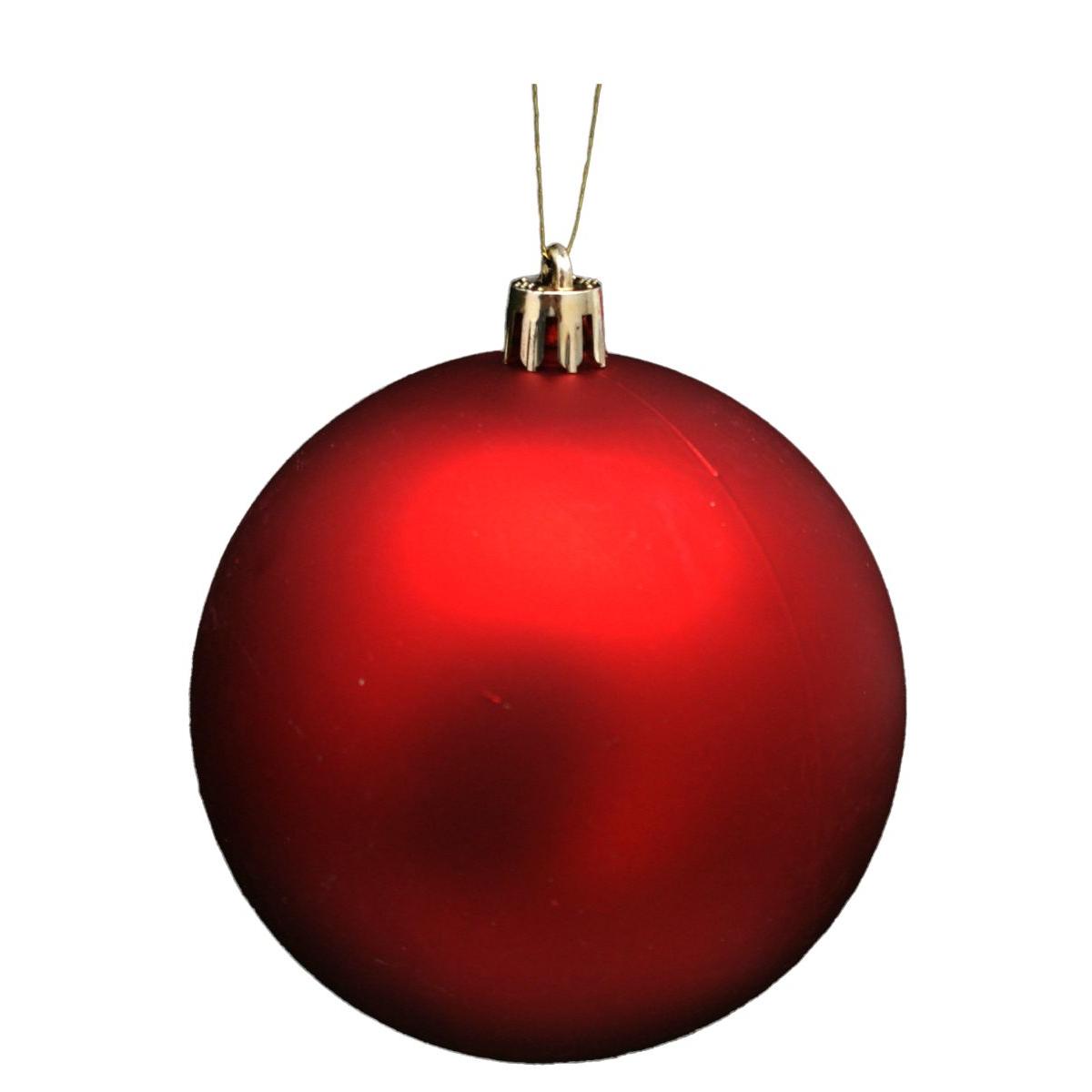 BOMBKA DEKORACYJNA PLASTIKOWA BEZPIECZNA 5SZT ŚR 80MM CZERWONY BOMBKA DEKORACYJNA PLASTIKOWA BEZPIECZNA 5SZT ŚR 80MM CZERWONY