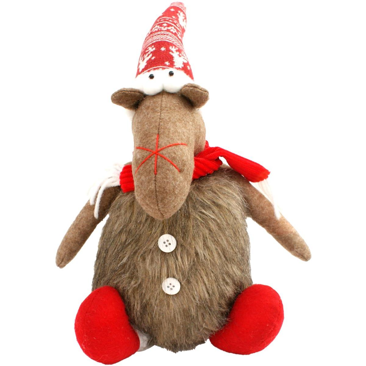 RENIFER DEKORACYJNY 35CM BRĄZOWY RENIFER DEKORACYJNY 35CM BRĄZOWY