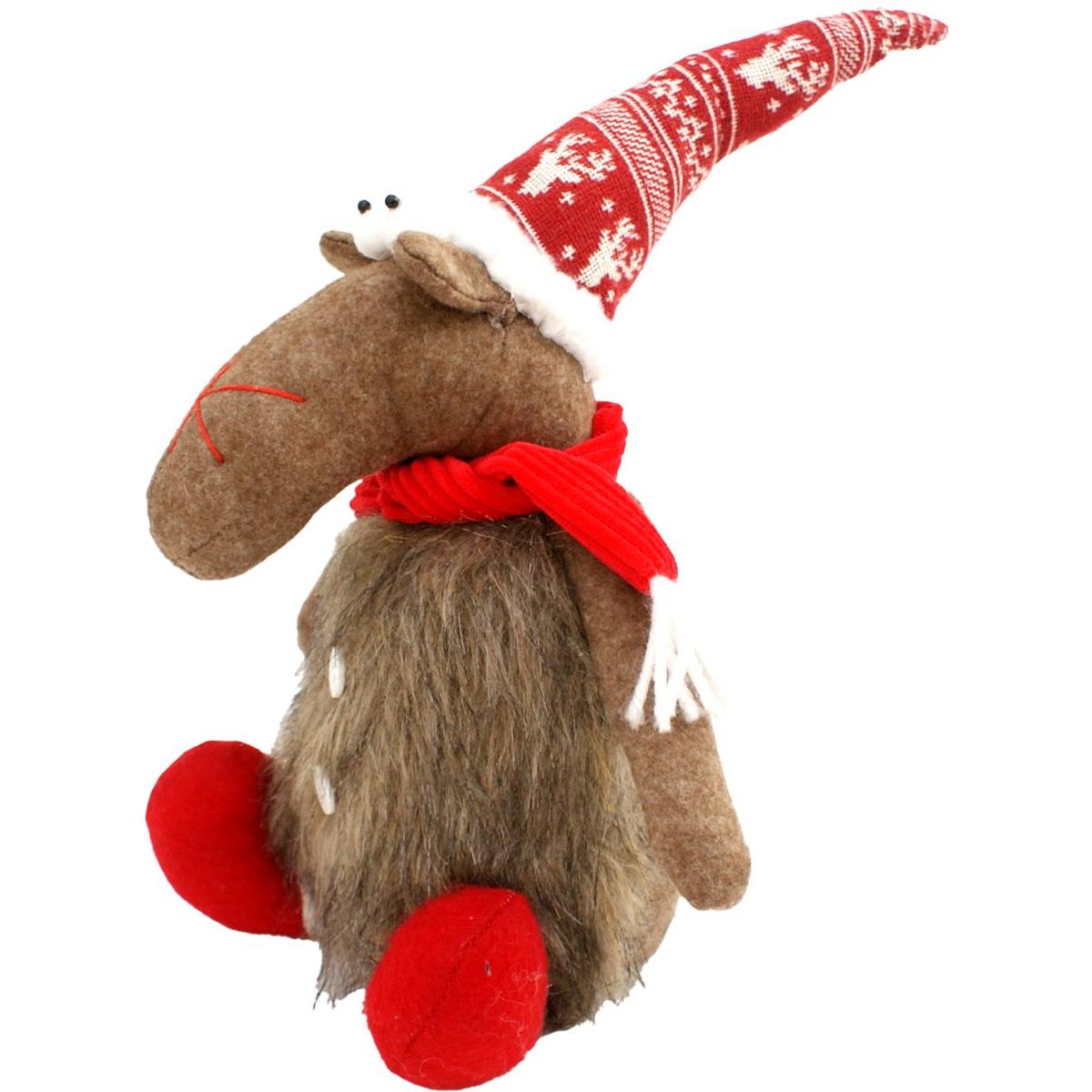 RENIFER DEKORACYJNY 35CM BRĄZOWY RENIFER DEKORACYJNY 35CM BRĄZOWY