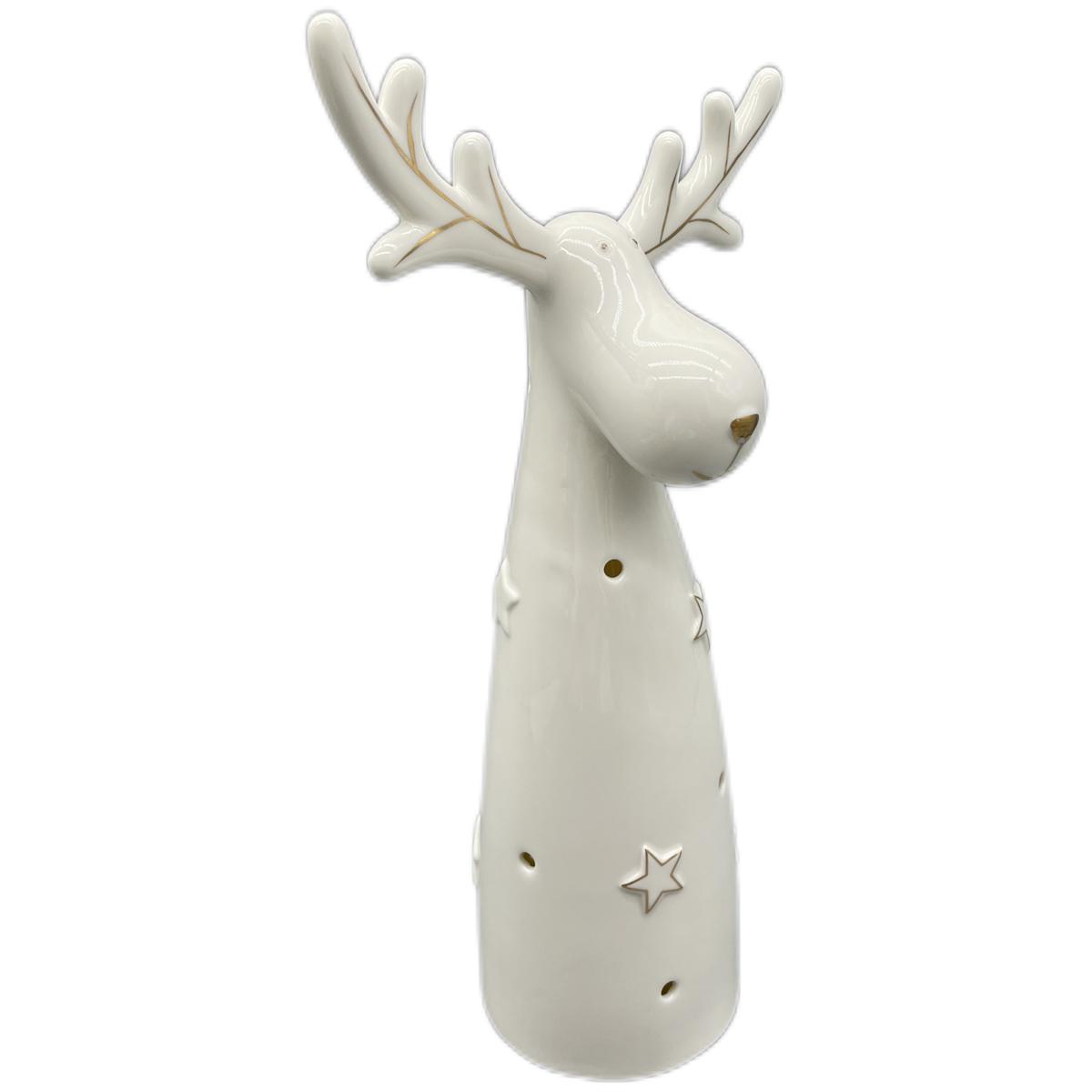 RENIFER DEKORACYJNY Z PODŚWIETLENIEM LED 29,5CM RENIFER DEKORACYJNY Z PODŚWIETLENIEM LED 29,5CM