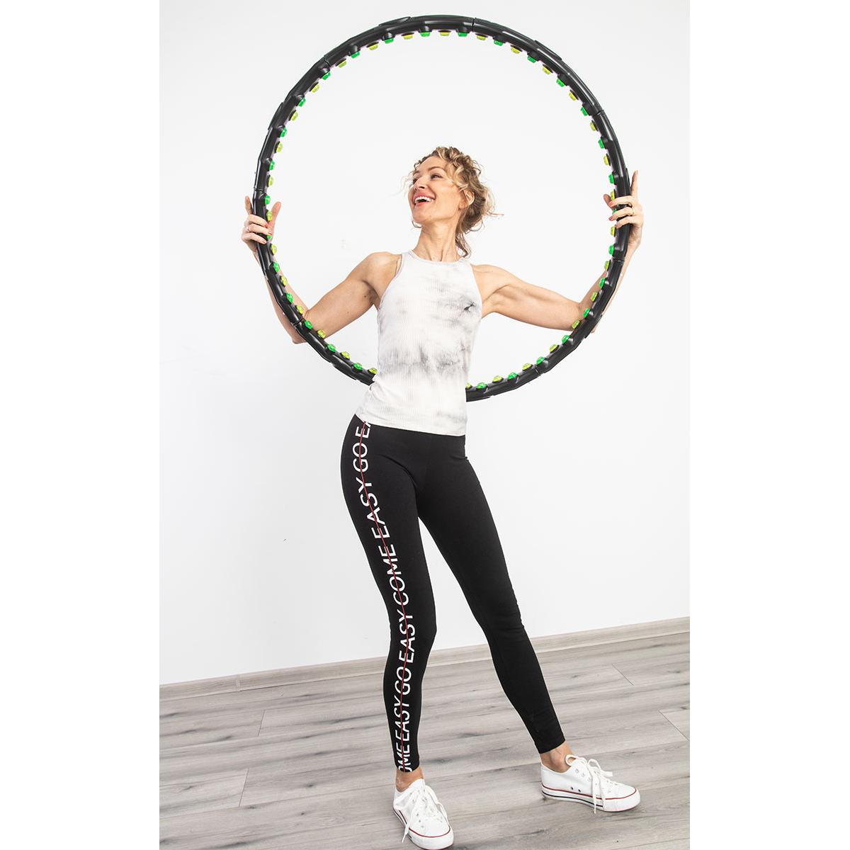 HULA HOP Z MASAŻEM 98CM Z MAGNESAMI EB FIT HULA HOP Z MASAŻEM 98CM Z MAGNESAMI EB FIT