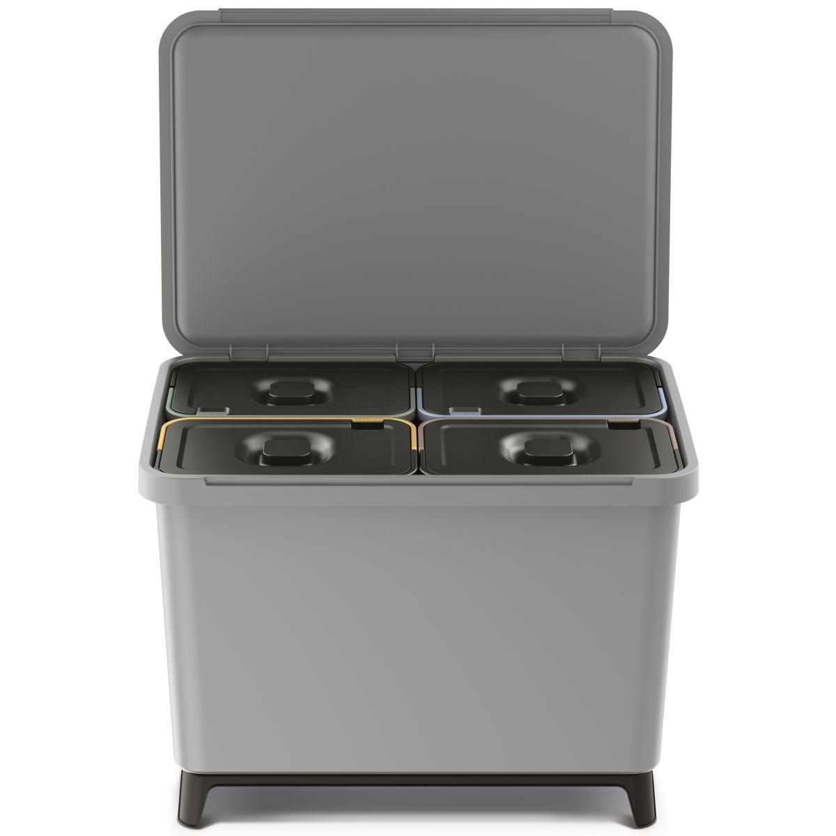 ŚMIETNIK KOSZE NA ŚMIECI SYSTEMA SORTIBOX 4W1 SMOOTH GRAY ŚMIETNIK KOSZE NA ŚMIECI SYSTEMA SORTIBOX 4W1 SMOOTH GRAY