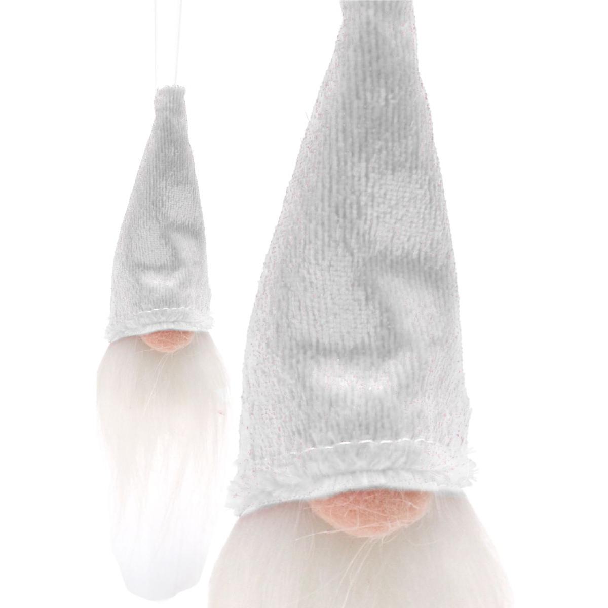 ZAWIESZKA DEKORACYJNA MIKOŁAJ 11CM BIAŁY ZAWIESZKA DEKORACYJNA MIKOŁAJ 11CM BIAŁY