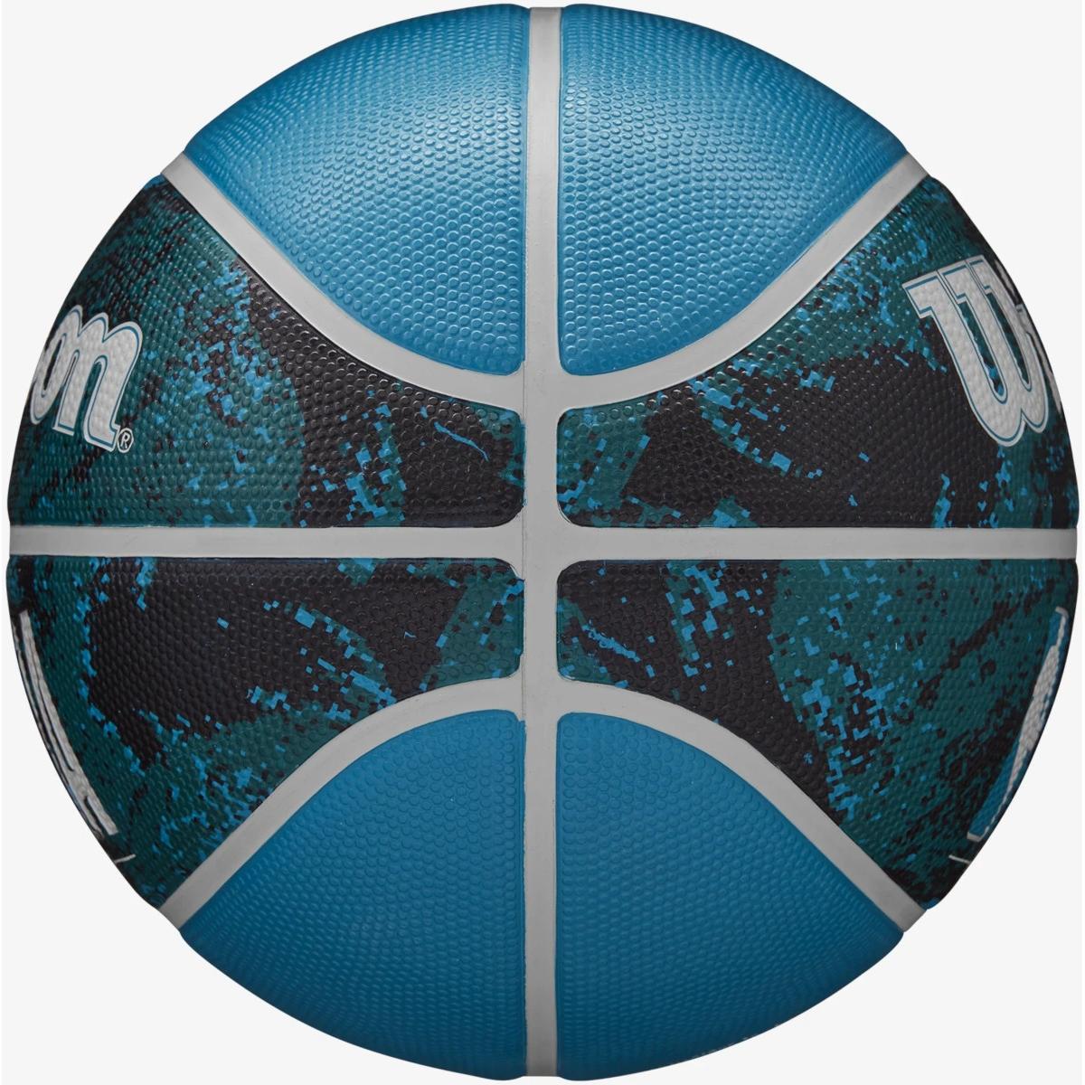 PIŁKA DO KOSZYKÓWKI WILSON NBA DRV PLUS VIBE WZ3012602XB7 R.7 czarno niebieska PIŁKA DO KOSZYKÓWKI WILSON NBA DRV PLUS VIBE WZ3012602XB7 R.7 czarno niebieska