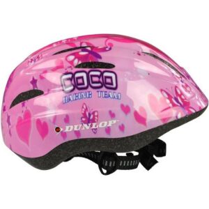 KASK ROWEROWY DZIECIĘCY REGULOWANY DUNLOP R. (48-52CM ) PINK KASK ROWEROWY DZIECIĘCY REGULOWANY DUNLOP R. (48-52CM ) PINK