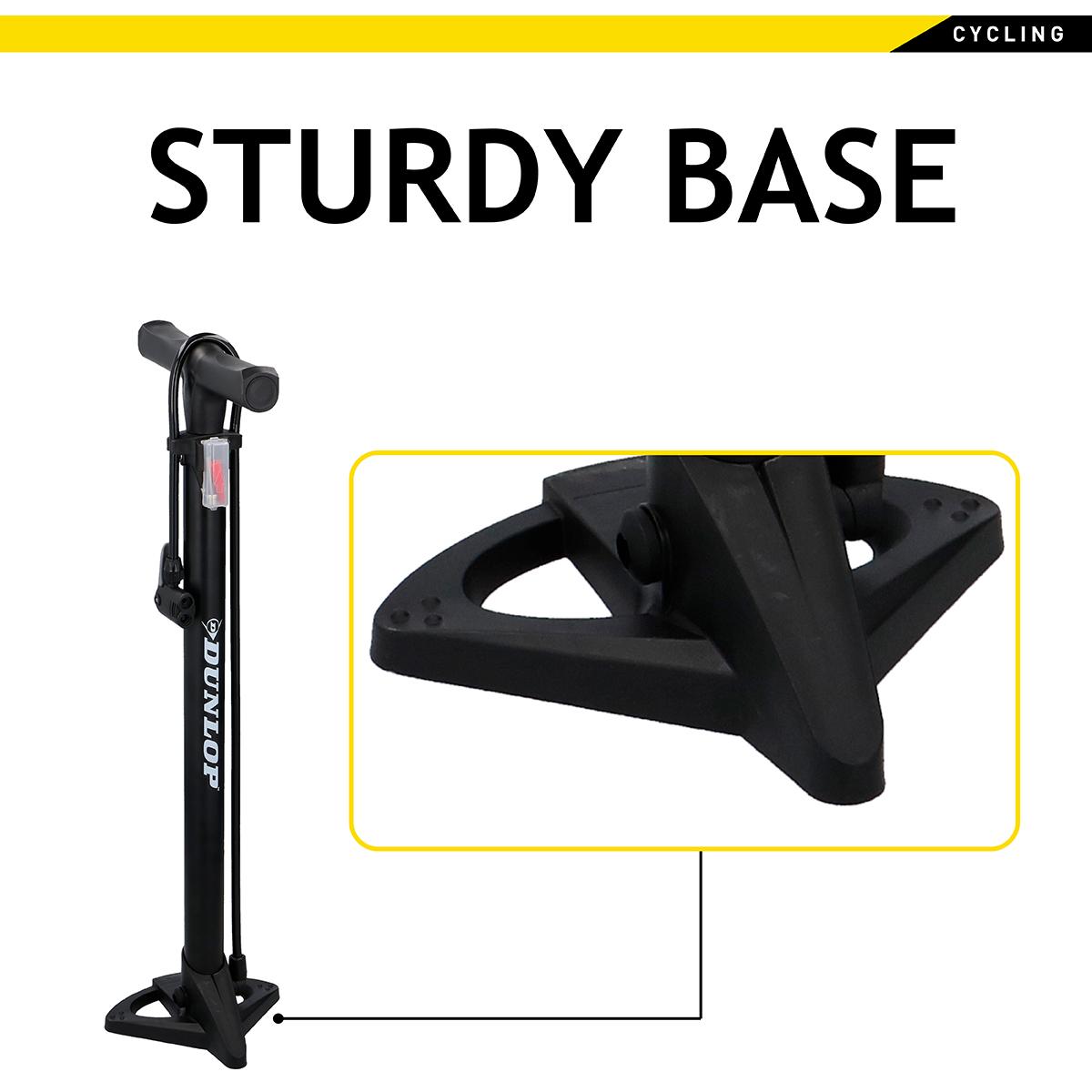 POMPKA WARSZTATOWO - ROWEROWA DUNLOP 174psi (12bar) POMPKA WARSZTATOWO - ROWEROWA DUNLOP 174psi (12bar)