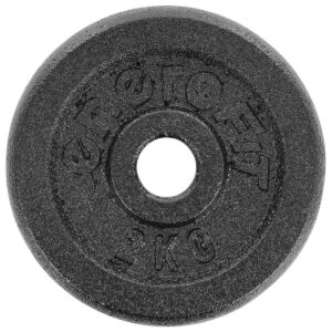 OBCIĄŻENIE ŻELIWNE CZARNE 2 KG ENERO FIT fi26,5