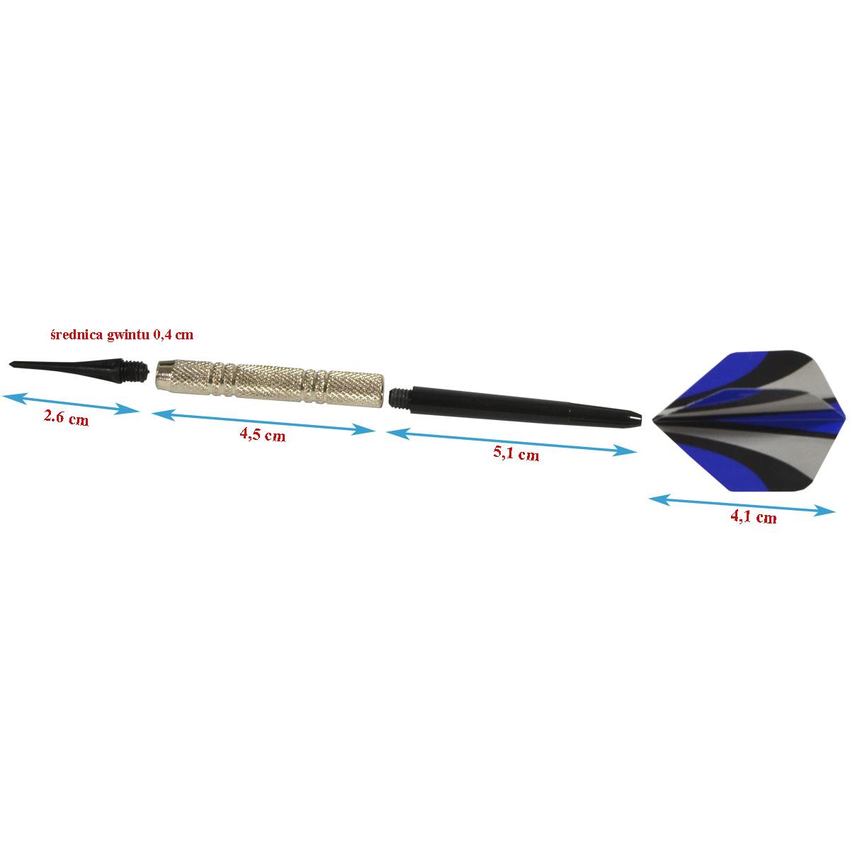 RZUTKI LOTKI PLASTIKOWE DART 6 SZT. NIEBIESKIE W ETUI ENERO RZUTKI LOTKI PLASTIKOWE DART 6 SZT. NIEBIESKIE W ETUI ENERO