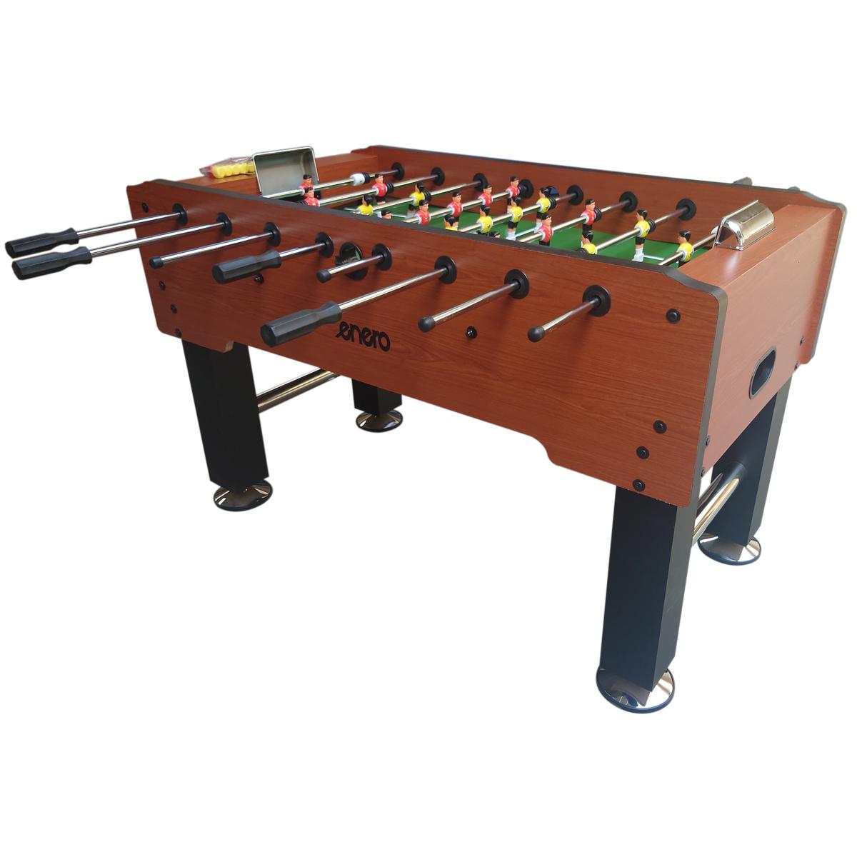 STÓŁ DO GRY W PIŁKARZYKI WOODEN 140x75x89CM ENERO STÓŁ DO GRY W PIŁKARZYKI WOODEN 140x75x89CM ENERO