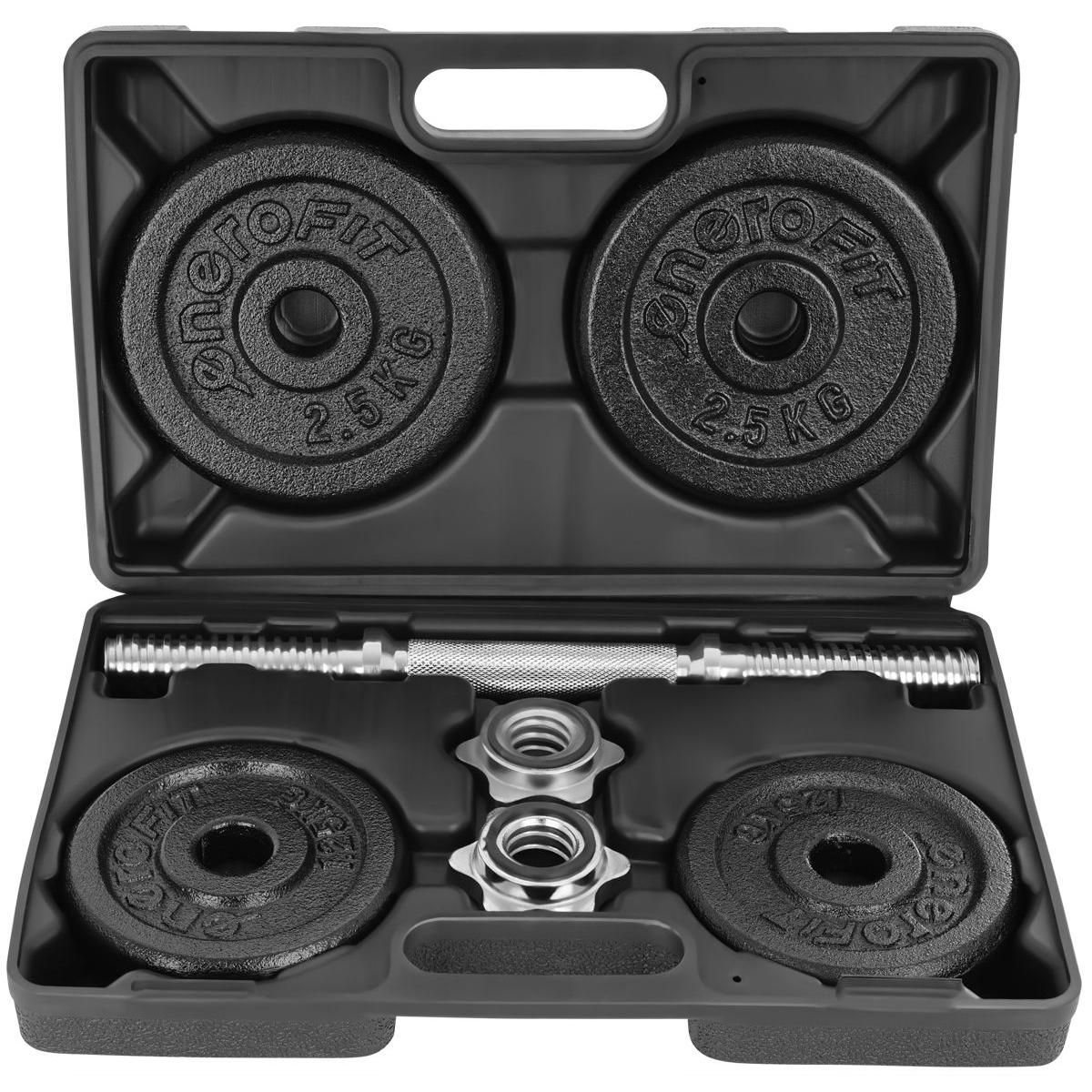 HANTLA ŻELIWNA 10 KG WALIZKA ENERO FIT HANTLA ŻELIWNA 10 KG WALIZKA ENERO FIT