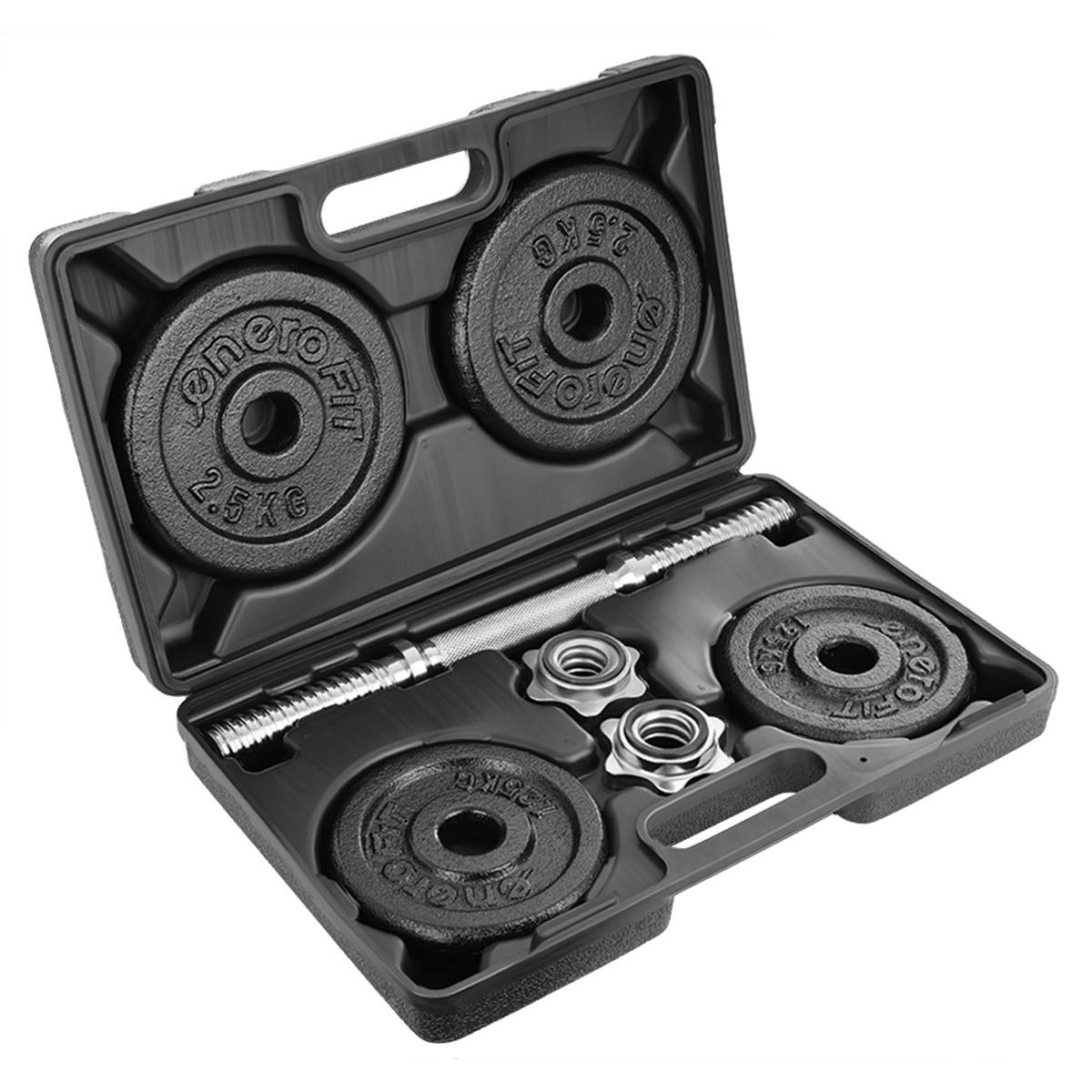 HANTLA ŻELIWNA 10 KG WALIZKA ENERO FIT HANTLA ŻELIWNA 10 KG WALIZKA ENERO FIT