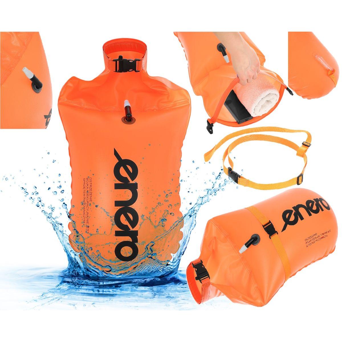 DMUCHANA BOJKA ASEKURACYJNA SUCHA KIESZEŃ 2W1 ENERO 69X37,5CM DMUCHANA BOJKA ASEKURACYJNA SUCHA KIESZEŃ 2W1 ENERO 69X37,5CM