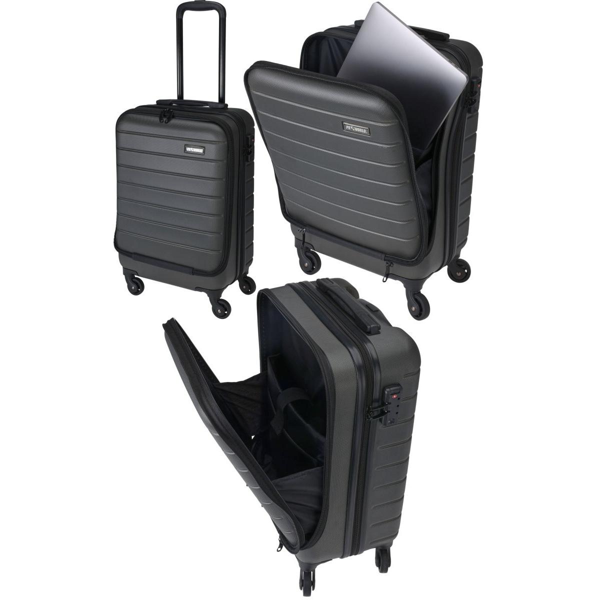 WALIZKA PODRÓŻNA KABINOWA 20 CALI Z KOMORĄ NA LAPTOPA PROWORLD ANTRACYT WALIZKA PODRÓŻNA KABINOWA 20 CALI Z KOMORĄ NA LAPTOPA PROWORLD ANTRACYT