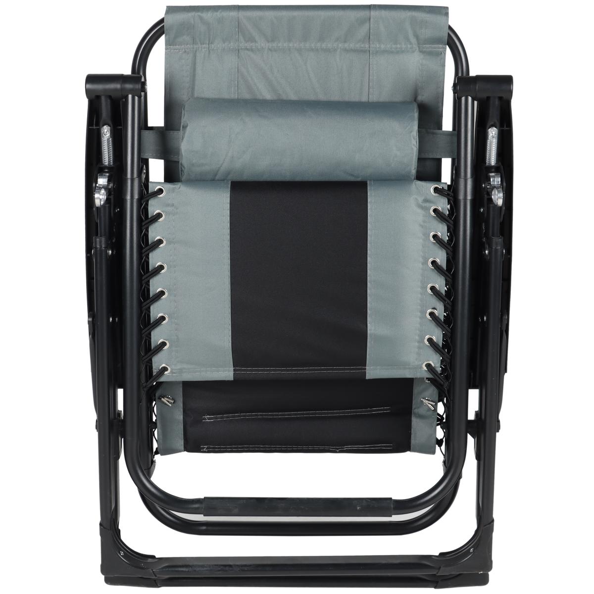 LEŻAK OGRODOWY SKŁADANY WIELOFUNKCYJNY 162X52/65X110CM CZARNO SZARY LEŻAK OGRODOWY SKŁADANY WIELOFUNKCYJNY 162X52/65X110CM CZARNO SZARY