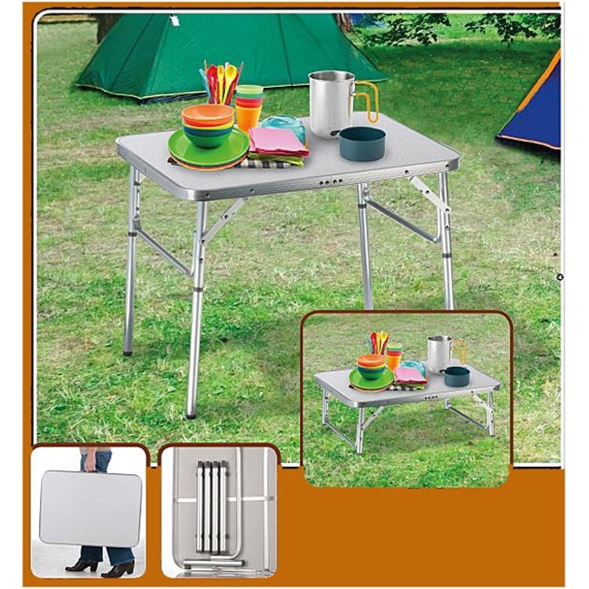 STOLIK TURYSTYCZNY SKŁADANY KEMPINGOWY ALUMINOWY 75X55X60CM STOLIK TURYSTYCZNY SKŁADANY KEMPINGOWY ALUMINOWY 75X55X60CM