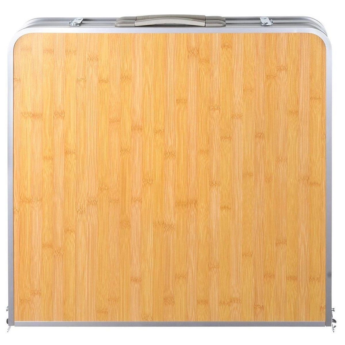 STOLIK TURYSTYCZNY 120x60x70/62/55CM I 4 KRZESEŁKA 33x27x35CM REDCLIFFS BAMBUS STOLIK TURYSTYCZNY 120x60x70/62/55CM I 4 KRZESEŁKA 33x27x35CM REDCLIFFS BAMBUS