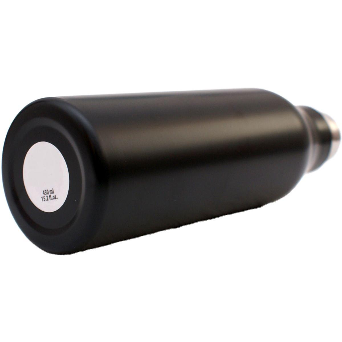 BUTELKA TERMICZNA BIDON TERMOS TURYSTYCZNY 450ML CZARNY BUTELKA TERMICZNA BIDON TERMOS TURYSTYCZNY 450ML CZARNY