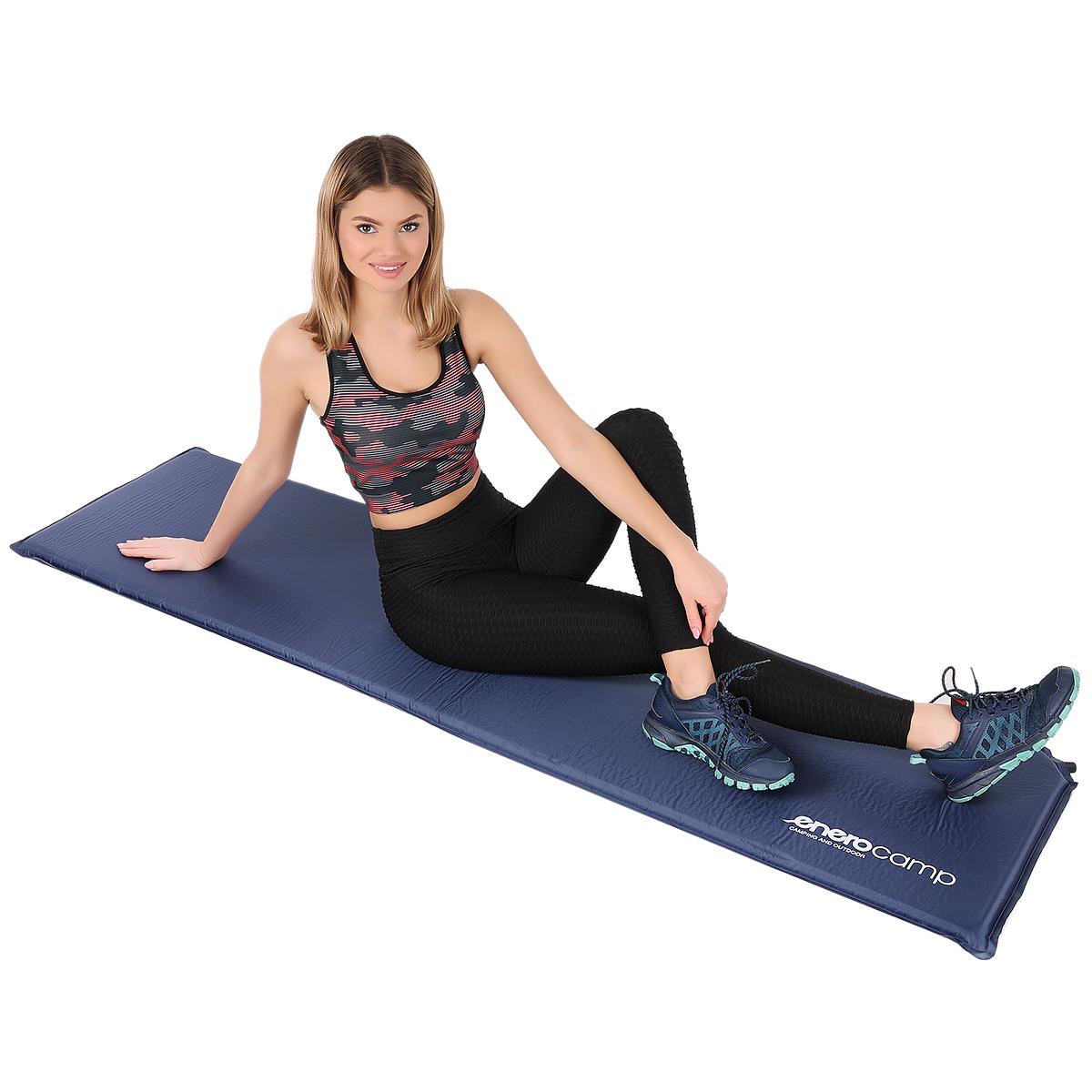 MATA SAMOPOMPUJĄCA TURYSTYCZNA MATERAC 180X50X3CM GRANATOWA MATA SAMOPOMPUJĄCA TURYSTYCZNA MATERAC 180X50X3CM GRANATOWA