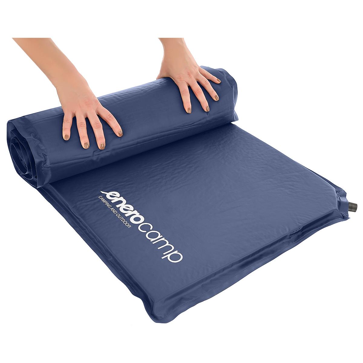 MATA SAMOPOMPUJĄCA TURYSTYCZNA MATERAC 180X50X3CM GRANATOWA MATA SAMOPOMPUJĄCA TURYSTYCZNA MATERAC 180X50X3CM GRANATOWA