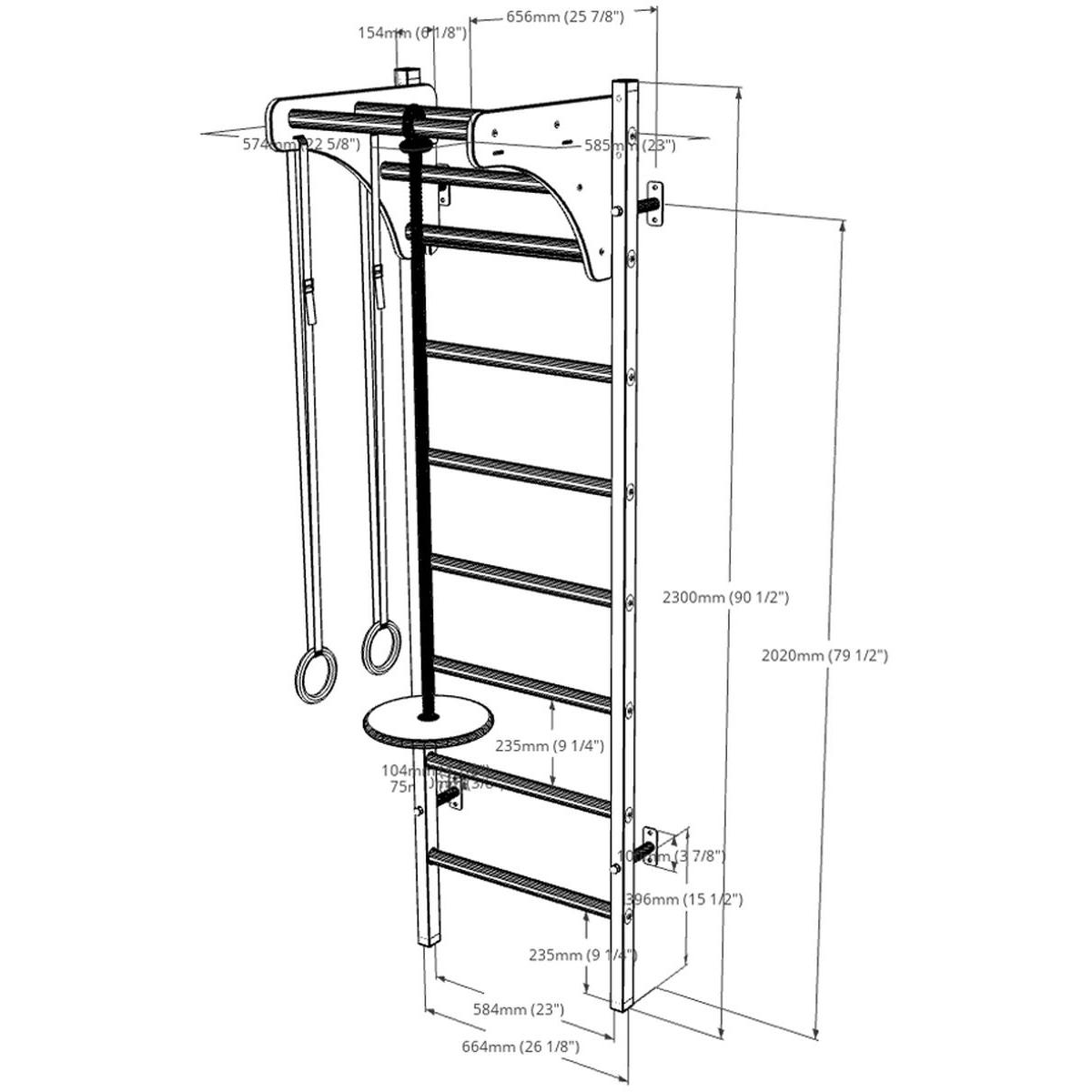 DRABINKA GIMNASTYCZNA DREWNIANO METALOWA Z DREWNIANYM DRĄŻKIEM I AKCESORIAMI BENCHK 211W A204 DRABINKA GIMNASTYCZNA DREWNIANO METALOWA Z DREWNIANYM DRĄŻKIEM I AKCESORIAMI BENCHK 211W A204