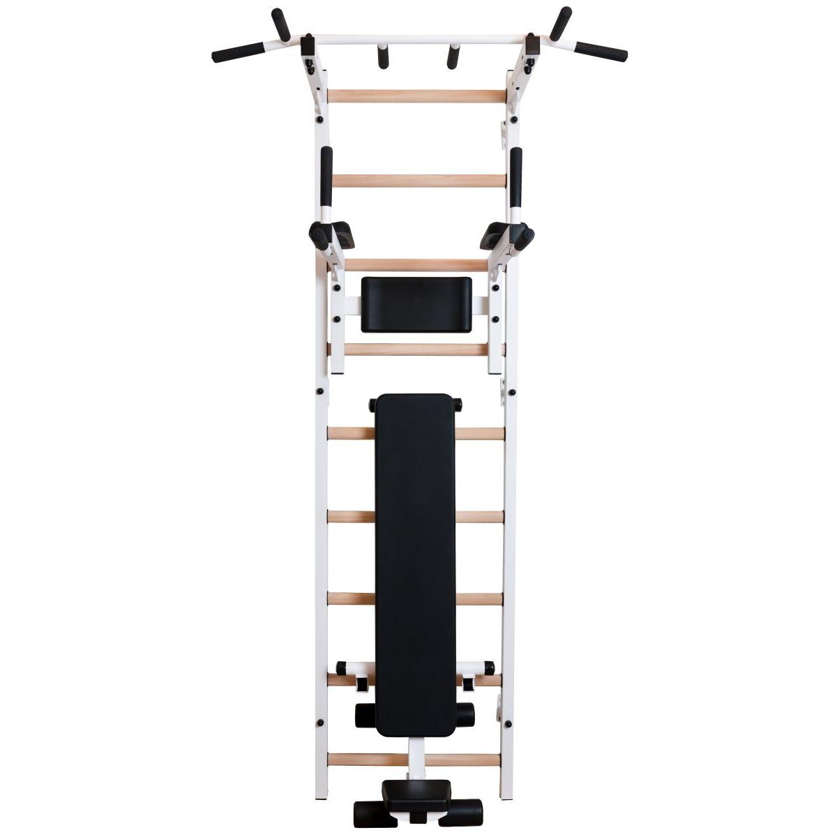DRABINKA GIMNASTYCZNA Z DRĄŻKIEM PORĘCZĄ DO ĆWICZEŃ I ŁAWECZKĄ BENCHK 723W DRABINKA GIMNASTYCZNA Z DRĄŻKIEM PORĘCZĄ DO ĆWICZEŃ I ŁAWECZKĄ BENCHK 723W
