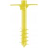 BAZA MOCOWANIE DO PARASOLA PLASTIKOWA WKRĘCANA 40cm ŻÓŁTY