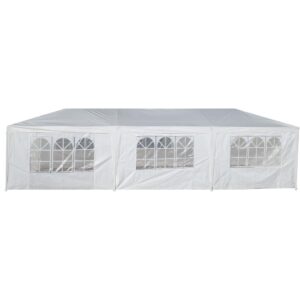 PAWILON NAMIOT OGRODOWY CATERINGOWY PE 9x3M + 8 ŚCIANEK BIAŁY