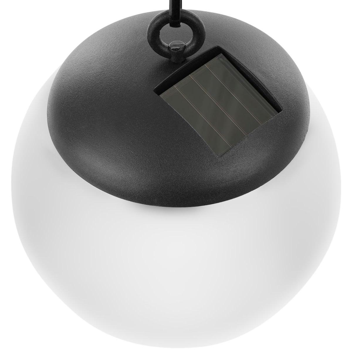 LAMPA SOLARNA PLASTIKOWA KULA WISZĄCA 20CM LAMPA SOLARNA PLASTIKOWA KULA WISZĄCA 20CM