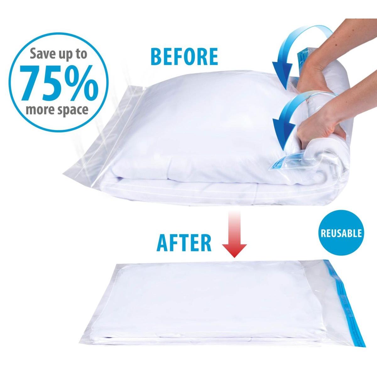 WOREK PRÓŻNIOWY DO PRZECHOWYWANIA UBRAŃ, POŚCIELI 60x80cm ALPINA WOREK PRÓŻNIOWY DO PRZECHOWYWANIA UBRAŃ, POŚCIELI 60x80cm ALPINA