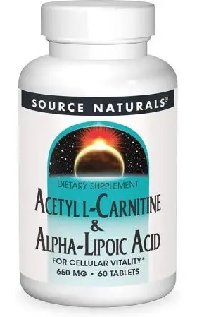 SOURCE NATURALS L-Carnitine & Alpha-Lipoic Acid (60 tabl.)