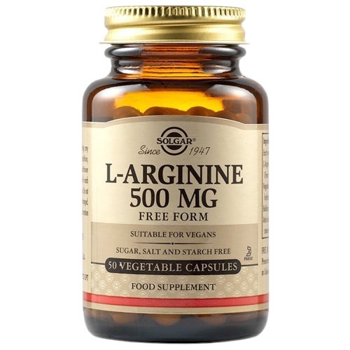 SOLGAR L-Arginina 500 mg (50 kaps.)