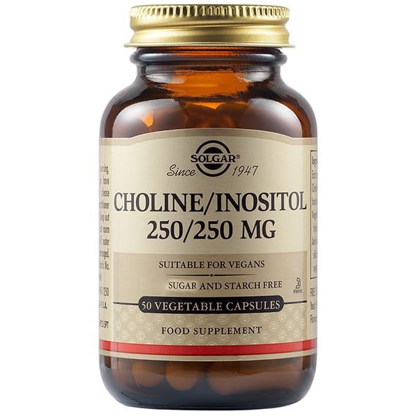 SOLGAR Cholina/Inositol 250 mg (50 kaps.)