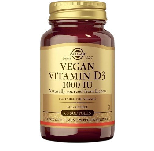SOLGAR Vegan Vitamin D3 (60 kaps.)
